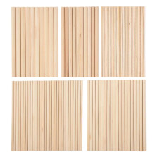 100 Sztuk PręTy do KołKóW Drewniany PręT do KołKóW Wood1/8,3/16,1/4,5/16,3/8X6 Cal Kije do Tworzenia DIY WstążKa śLubna RóżDżKa