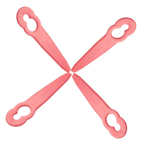 100Pcs Replacement Plastic Blades Accessories for  Polycut 2-2 FSA 45 Lawnmower Trimmer Grass Cutter 2