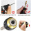 2 Pcs 60mm Drill Chuck Screwdriver Impact Driver Adaptor 1/4Inch Hex Shank Drill Bit Tool Quick Change Convertor Adapter 2