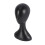 2X Lady High Plastic  Wig  Female Model  Black 2