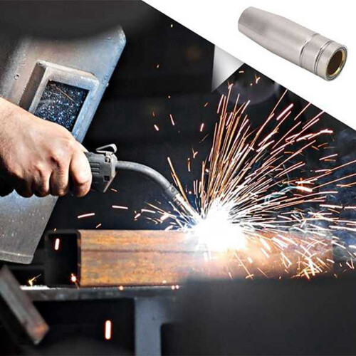 4Pcs MB15AK MIG/MAG Gas Ceramic Nozzle Welding Tip Nozzle Shield Cup for Welding Torch 2