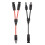 Solar Y Branch Cable Connectors,Solar Cable Parallel Adaptor in Pair for Solar Pane,Cable Wire Plug Tool Kit 1