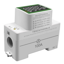 Peacefair Din Rail Power  Meter Electronic Kwh Meter Wattmeter Multi Digital Ammeter Voltmeter AC 50-300V 100A