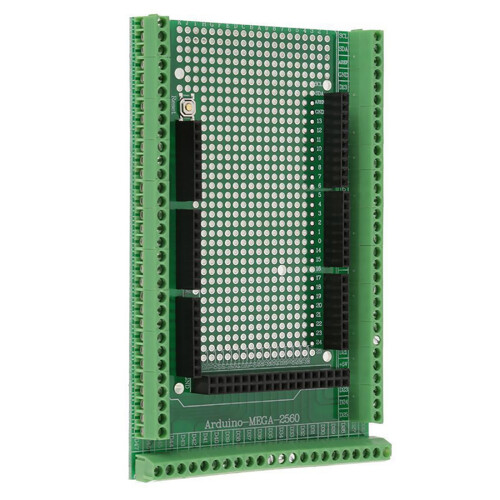 For Mega 2560 R3 Double-Side PCB Prototype Screw Terminal Block Shield Board Expanding Board 1