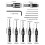 Countersink Drill Bit Set, Woodworking Chamfer Adjustable Countersink Tools  Counter Sink Holes with 1/4inch Hex Shank 4