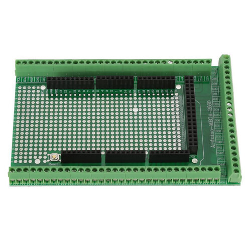 For Mega 2560 R3 Double-Side PCB Prototype Screw Terminal Block Shield Board Expanding Board 2