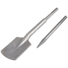Kleispade, 19.6X4,3 Inch SDS-Max Schacht, 40Cr Stalen Boorhamerbit Schop- en Graafschop voor Grind, Vriesgrond