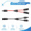 Solar Y Branch Cable Connectors,Solar Cable Parallel Adaptor in Pair for Solar Pane,Cable Wire Plug Tool Kit 2