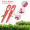 100Pcs Replacement Plastic Blades Accessories for  Polycut 2-2 FSA 45 Lawnmower Trimmer Grass Cutter 5