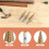 Step Drill Bit 3Pcs Hss Step Drill Bit Set Cone Hole Cutter Taper Metric Nitriding Hex Core Drill Bits Gold 5