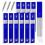 60 Pcs 2.8 mm Solid Silver Streak  Pencil Refills for Carpenter Mark Pencils Deep Hole Mechanical Pencil 1