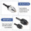 3 PCS 1/4 Polegadas Hex Hex Shank Keyless Drill Chuck Adaptador de Troca RáPida Brocas de Impacto, AcessóRios para Ferramentas EléTricas 2