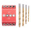 30/45/90 Angle Drill Hole Guide Jig for Angled and Straight Hole,Cable Railing Lag Screw Drilling Template,4 Drill Bits 1