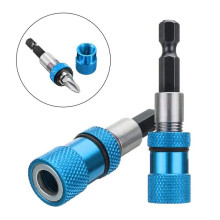 3PCS 60mm Drywall Screw Bits Setter Magnetic Bit Holder 1/4 Inch Hex Shank Driver Bits Adjustable Depth Screw Holder