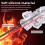 Multimeter Test Leads Silicone  1000V 20A Needle-Tip Probe Tester Multimeter Cable 2