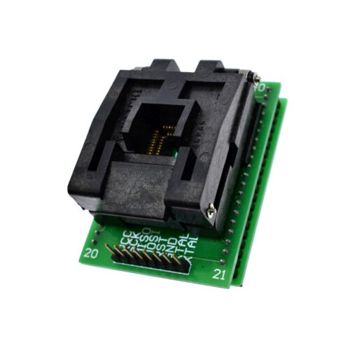 TQFP44 Vers DIP40 Burning Socket Puce Programmeur TQFP44 Adaptateur Socket Dip40 Qfp44 ATMEGA16