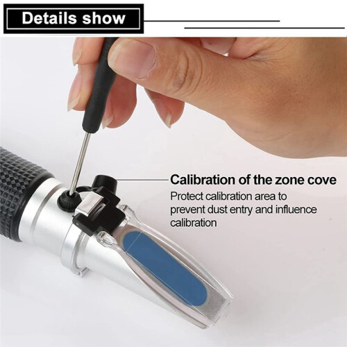 Handheld Refractometer, RHB-90ATC Digital 0-90% Digital Brix Refractometer, Honey Moisture Tester, Sugar Content Meter