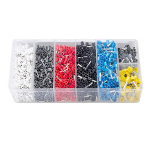 1900 Stuks Adereindhulzen Terminals Kit, AWG 22-10 Terminal Connector Draad GeïSoleerd Snoer Pin Uiteinden Terminals voor Elektrisch