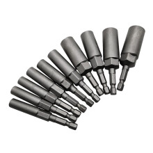 10-Teiliges 5,5-14-Mm-Innensechskant-HüLsen-DüSen-SteckschlüSsel-Set für Bohrmaschinen Schlagschrauber Power-Schraubendreher-Griff-Werkzeuge