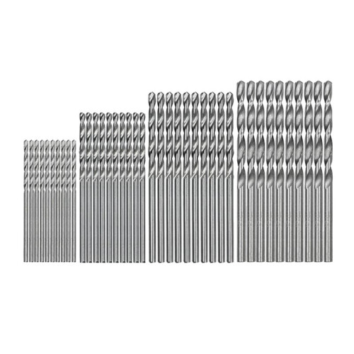 40 Pcs High Speed Steel Building Drill Bit Set Tool  Drill HSS Bit 0.5mm-2.0mm Straight Shank PCB Drill Bits Set