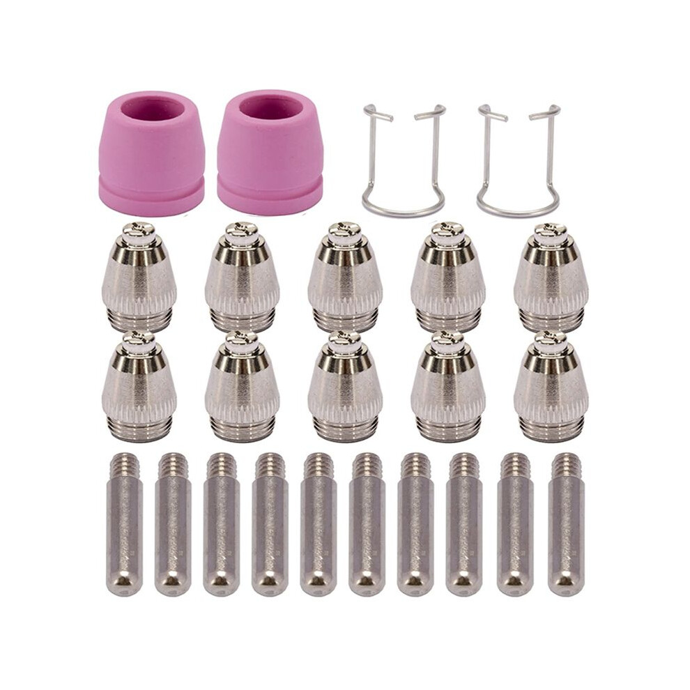 24Pcs Sg-55 Ag-60 Wsd-60 Plasma Cutter Cutting Torch Tip Nozzles Consumables Kit 6031738679552