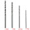40 Pcs High Speed Steel Building Drill Bit Set Tool  Drill HSS Bit 0.5mm-2.0mm Straight Shank PCB Drill Bits Set 3