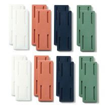 Punch Free Socket Holder, Power Strip Holder Fixator, Self-Adhesive Socket Holder, Socket Holders Organizers 16Pcs