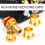 8Pcs Gold Plated RCA Protection Cap Plug Short-Circuit Socket Phono Connector Shielding Plug Socket Protection Cover Cap 4