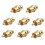 8Pcs Socket Cover Cap Gold Plated RCA Cap Plug Short-Circuit Socket Phono Connector Shielding RCA Shielding Plug 1