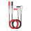 6PCS Multimeter Examination Leads Kit with Alligator Clips, Wire Piercing Probes Clip for Multimeter Voltmeter 5