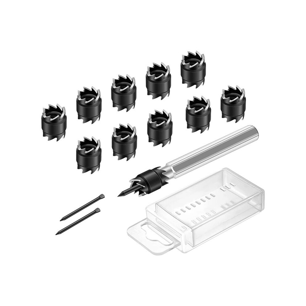 13Pcs Spot Weld Cutter Set,3/8 Hss Spot Weld Cutter Remover Drill Bits Hole Cutter Remover For Power Drill Spot Welding 4713215048847