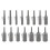 15Pcs 80Mm Length Deepen Power Nut Driver Drill Bit Set 5.5-19MM Impact Socket Adapter for Power Tools 6.35MM Hex 9