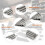 Security Bit Set Screwdriver Bit 1/4 Screwdriver Bits Long Set Torx Flat  Hex Driver Bits for Household Use 6