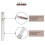 Flat Soapstone Holder 2Pcs Flat Soapstone Pen with Soapstone Refills for Welding and Welders 2