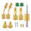 Adaptadores  Split R410A, Conector de Porta de VáCuo de Carregamento R410A com FêMea de 5/16 Polegadas para Macho de 1/4 Polegadas para Sistema 1