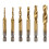 High-Speed Steel Drilling Tapping Chamfering Integrated Drill Bit Set 6Pc Composite Tap Deburring Drill Bit 1