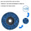 8 Pack Strip Disc Stripping Wheel - for Angle Grinders Remove Rust Paint Stripping Wheel Clean Coating Welds, 4x5/8inch 4
