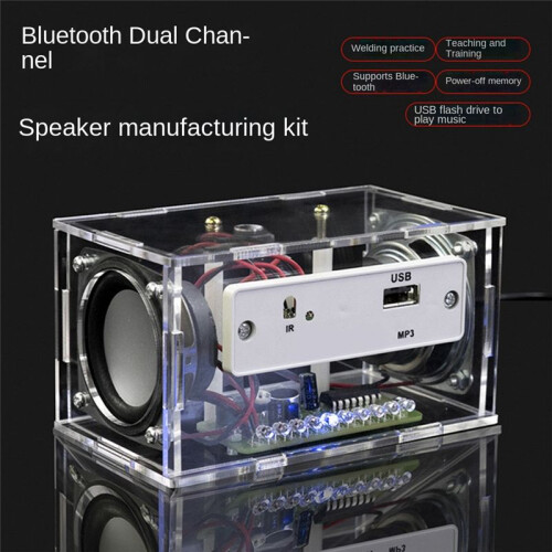 DIY Electronic Kit  Speaker Music Spectrum Soldering Practice LED Flash Display Soldering Project Practice DIYB 2