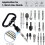 Bit Holder 1/4 Inch Hex Screwdriver Bits Holder Extension Bar Keychain Screw Adapter Drill Change Drill Bits Holder 3