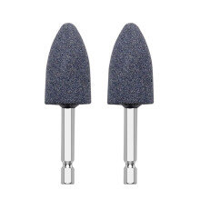 Two-Piece Grinding Wheel with Hexagonal Handle Conical Electric Grinding Brown Corundum Grinding