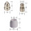 45Pcs P80 ÉLectrode Plasma Pointe Buse ÉLectrode de DéCoupe Plasma Buse Plasma Consommable Fit P-80 Plasma Torch 6