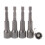 5 Pcs Magnetic Power 10mm Hex Socket Nut Setters Driver 1