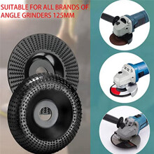 2 Pack Wood Grinding Wheel for Angle Grinder 125mm Wooden Carvings Wood Milling Cutter of the Milling Disk
