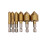 6 x 5 Flute 90degree 1/4inch Hex HSS Countersink Drill Bit Set Chamfer Cutter 6-19 1
