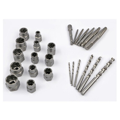Ensemble D'Extracteurs de Vis et de Boulons avec Adaptateur Hexagonal, Ensemble D'Extracteurs D'éCrous CasséS 2