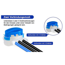 Conectores de Cabo 30 PeçAs para Cortadores de Grama RobóTicos, Conector de Fio de Cabo de ConexãO à Prova D'áGua com Enchimento de Gel