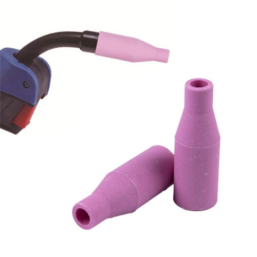 5Pcs MB15AK Ceramic Nozzle Protective Cover MIG Ceramic Nozzle Conductive Nozzle Ceramic Nozzle 1