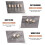 25Pcs set 1/8 inch  Polishing Buffing Points Mounted Imitation Wool For Rotary Tool 3