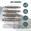 4X Screw Extractor Drill Bits Guide Set Broken Bolt Remover Easy Out #1 #2 #3 #4 5