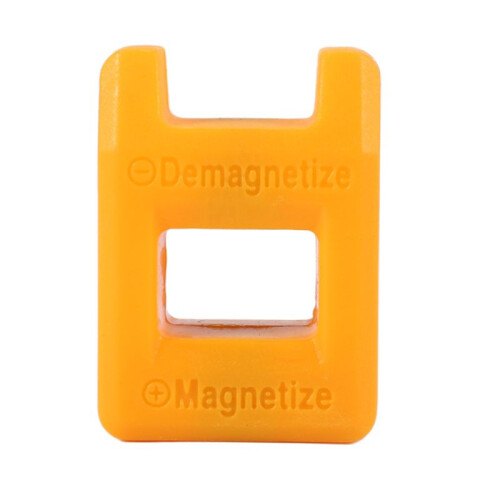 Screwdriver Magnetizer Degaussing Demagnetizer Magnetic Practical Pick  Tool Color:Yellow